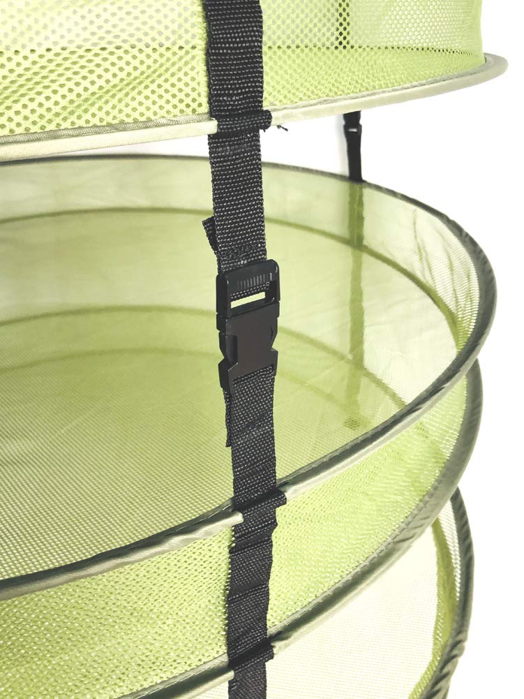 HORTIPOTS Herb Drying Rack Collapsible 2.5 ft Hanging Dry Net Rack for Hydroponic Herb Pot Vegetable Fruit Flower or Clothes Laundry - Image 2